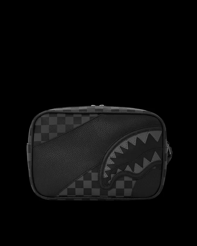 Borsa Sprayground Portaoggetti da Toeletta / Portafortuna - Linea Circuito Ombra Fantasmino con Tascomposizione Laterizio