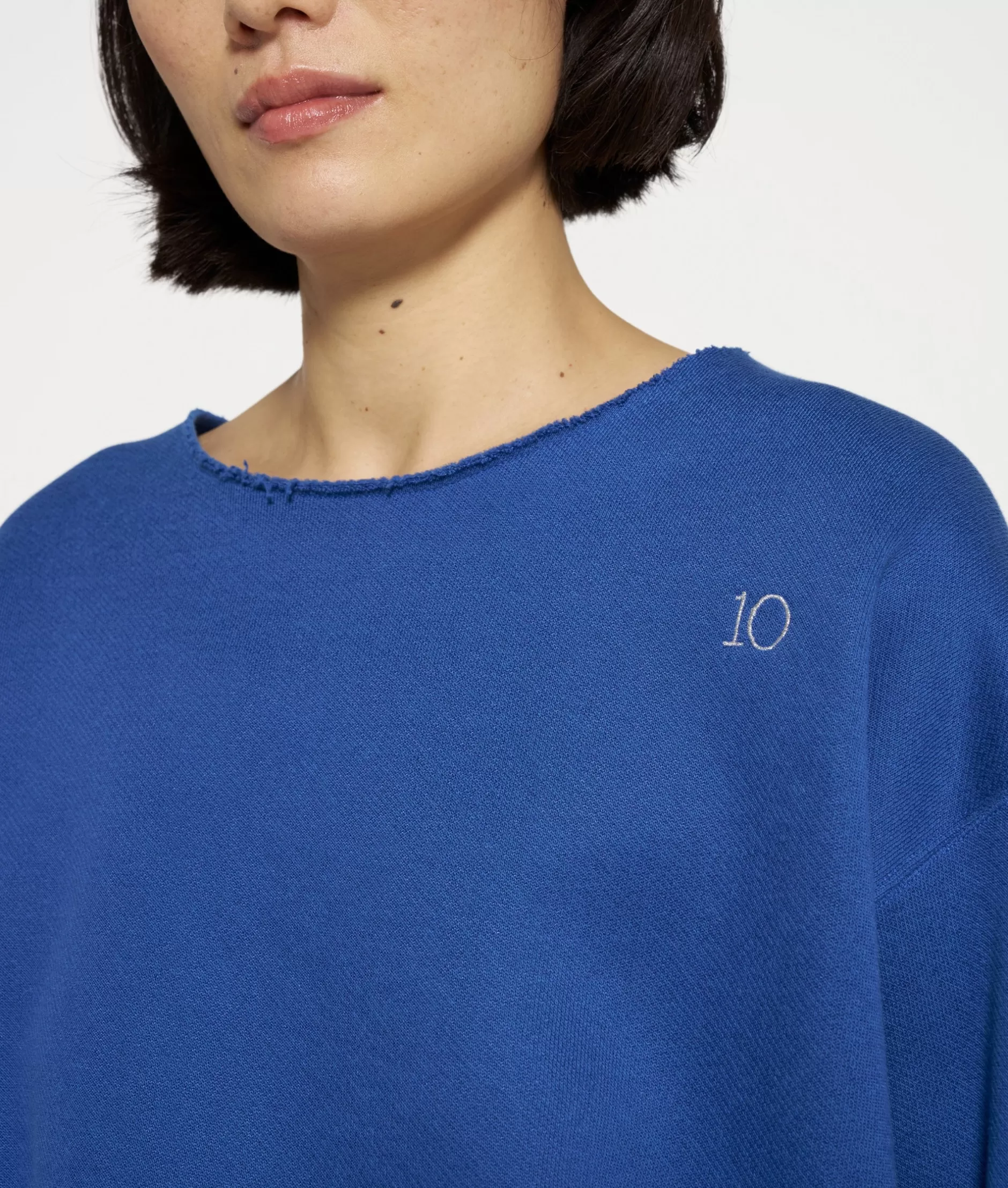 Maglione Oversize Donna con Frangia Naturale - Design Essenziale per Stagione Fredda, Stile Minimal 10 Days Collection Autunno/Inverno