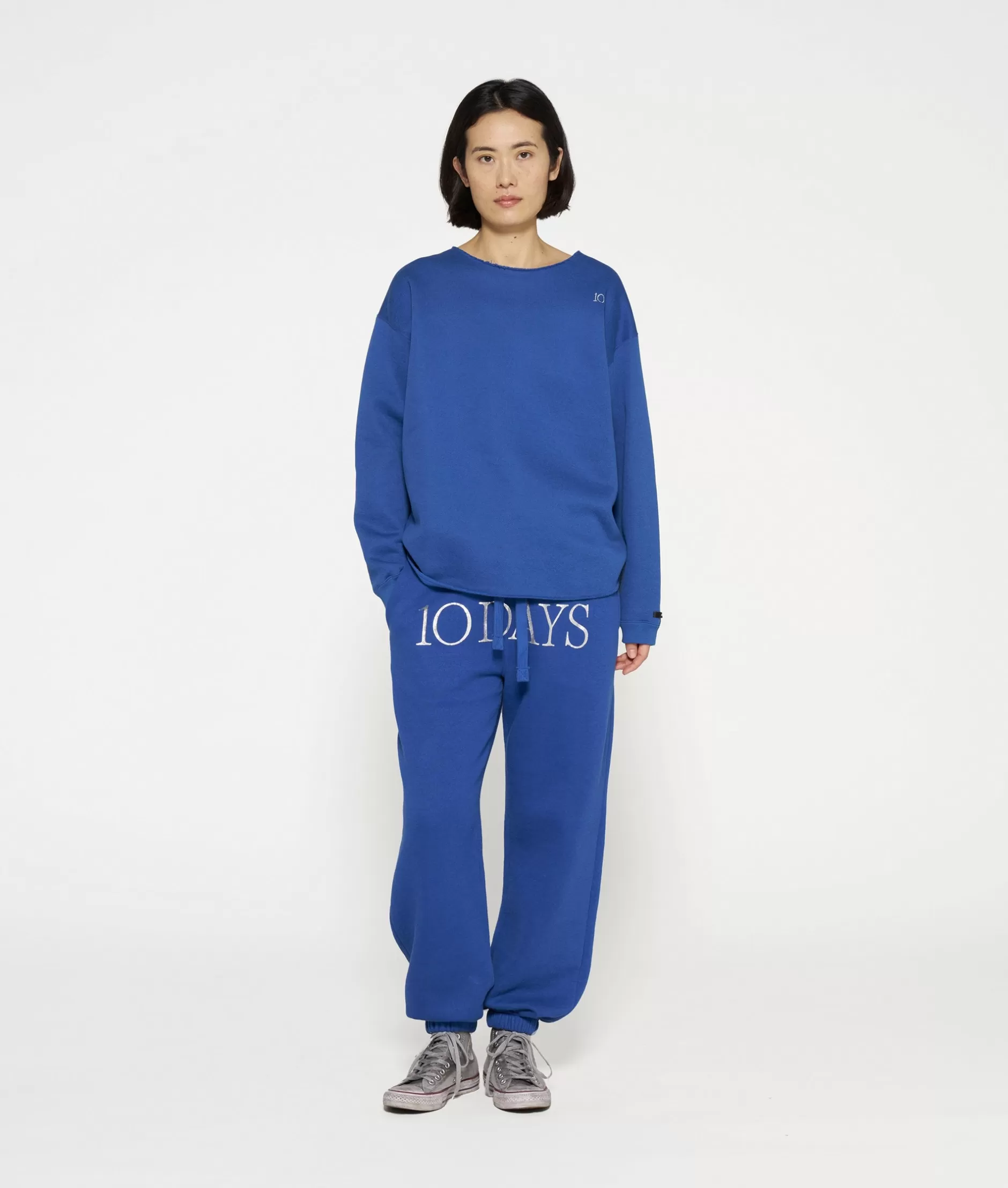 Maglione Oversize Donna con Frangia Naturale - Design Essenziale per Stagione Fredda, Stile Minimal 10 Days Collection Autunno/Inverno