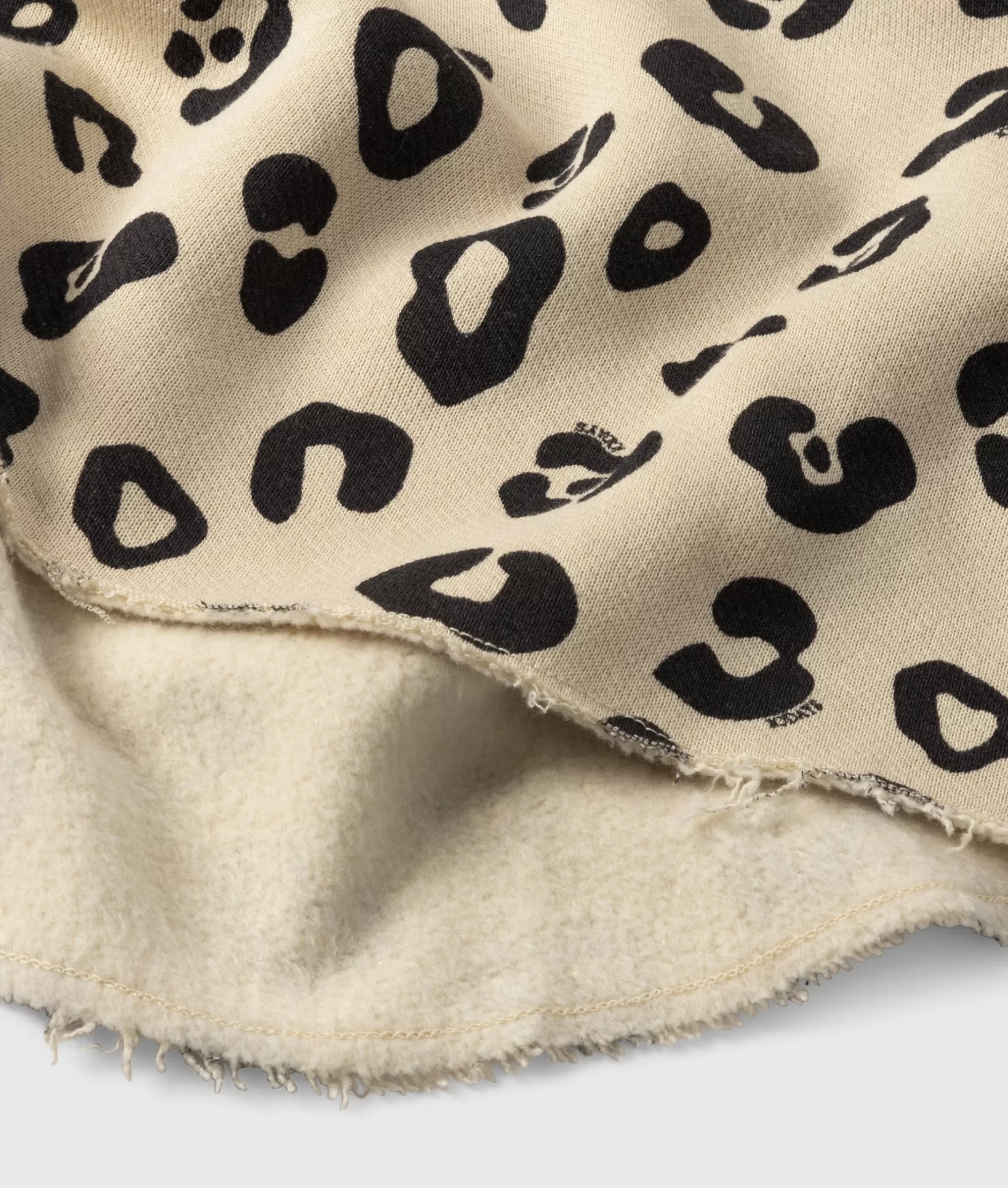 Felpa Donna 10DAYS con Bordi Sfilacciati - Stampa Leopardata per un Look Grintoso