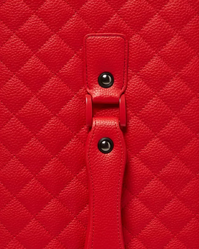 VALIGIA A MANO SPRAYGROUND ROSSO RIVIERA - BAGAGLIO STILE JETSET PER VIAGGI TROPICALI 

(：，