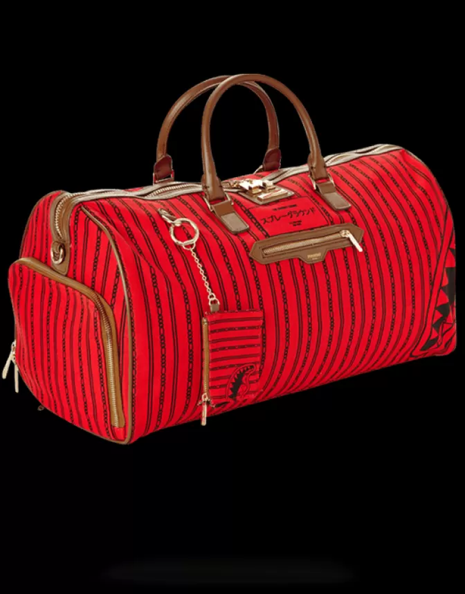 Sprayground Borsa da Viaggio Edizione Esclusiva - Squali Inversi a Parigi Design Unico
