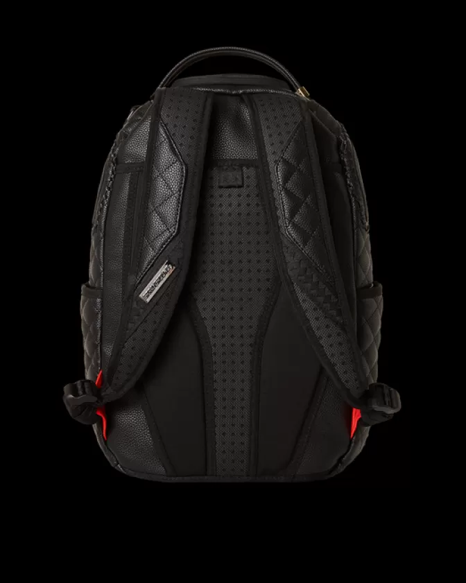Zaino Elegante Sprayground Stile Riviera - Nero Assoluto con Design a Tema Marino, Ideale per Viaggi e Vita Urbana (Originale)