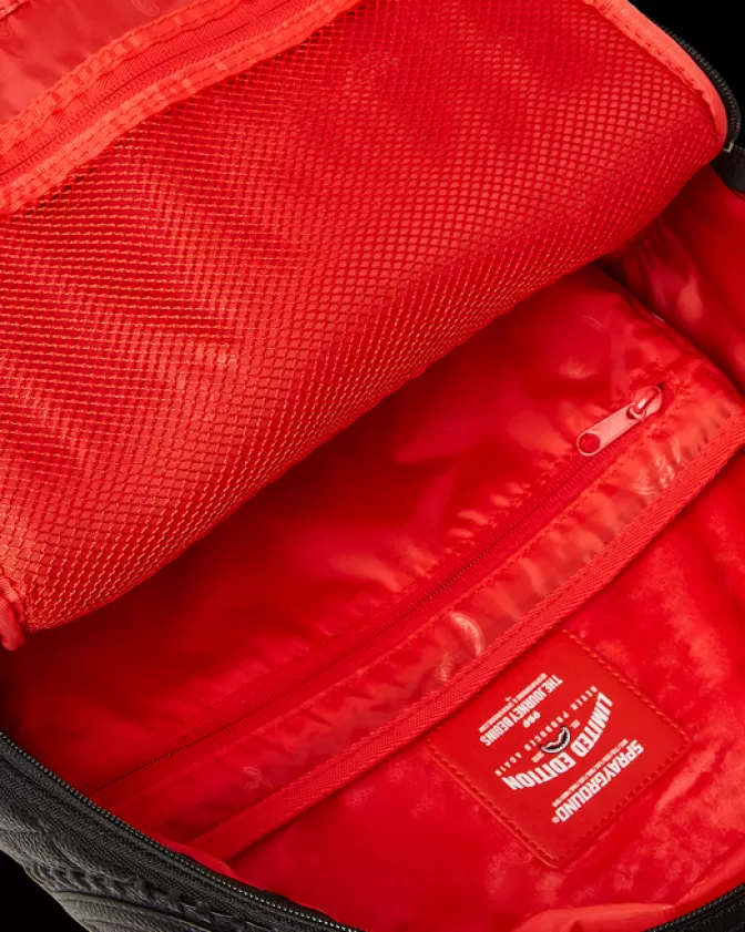 Zaino Elegante Sprayground Stile Riviera - Nero Assoluto con Design a Tema Marino, Ideale per Viaggi e Vita Urbana (Originale)