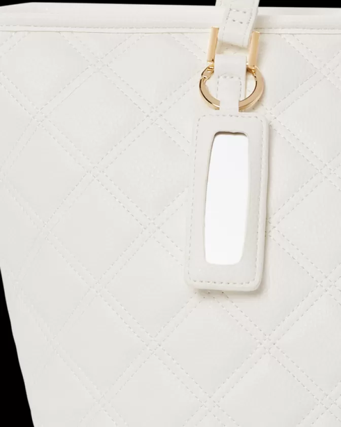 Borsa Iconica Sprayground con Catena Dorata - Edizione Limitata Shark Motif Riviera Le Blanc