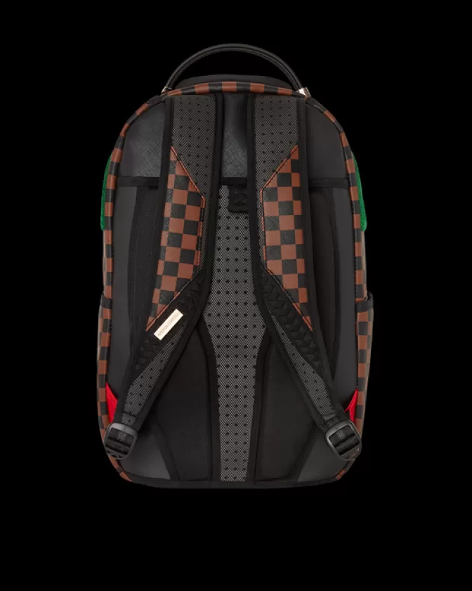 Sprayground Originale - Zaino da Viaggio con Motivo Squalo Aerodinamico | Edizione Speciale Romeo Air Italia, Design Urbano e Capienza Generosa