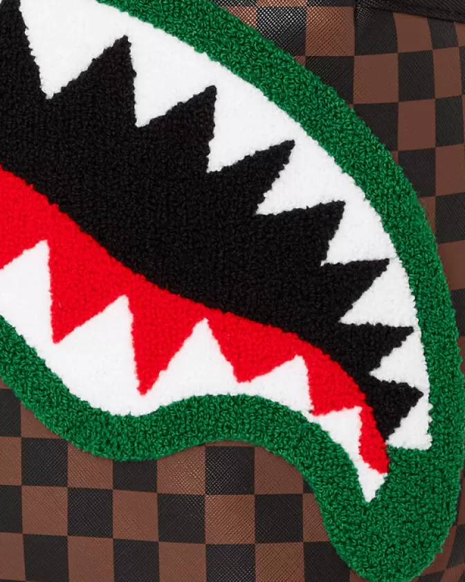 Sprayground Originale - Zaino da Viaggio con Motivo Squalo Aerodinamico | Edizione Speciale Romeo Air Italia, Design Urbano e Capienza Generosa