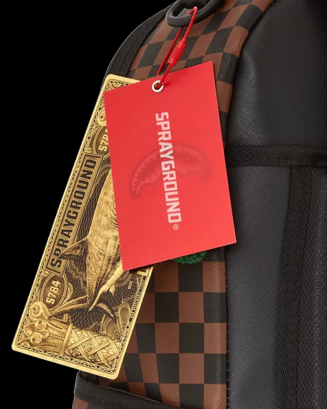 Sprayground Originale - Zaino da Viaggio con Motivo Squalo Aerodinamico | Edizione Speciale Romeo Air Italia, Design Urbano e Capienza Generosa