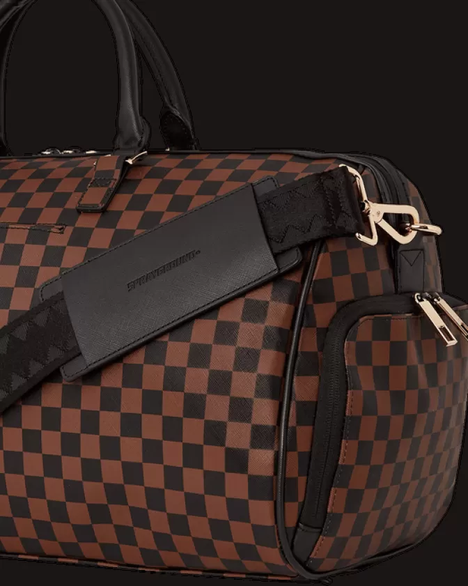 Sprayground Borsa da Viaggio con Stampa Squalo - Edizione Speciale Romeo Air Italia, Design Aerodinamico per Stile Urbano