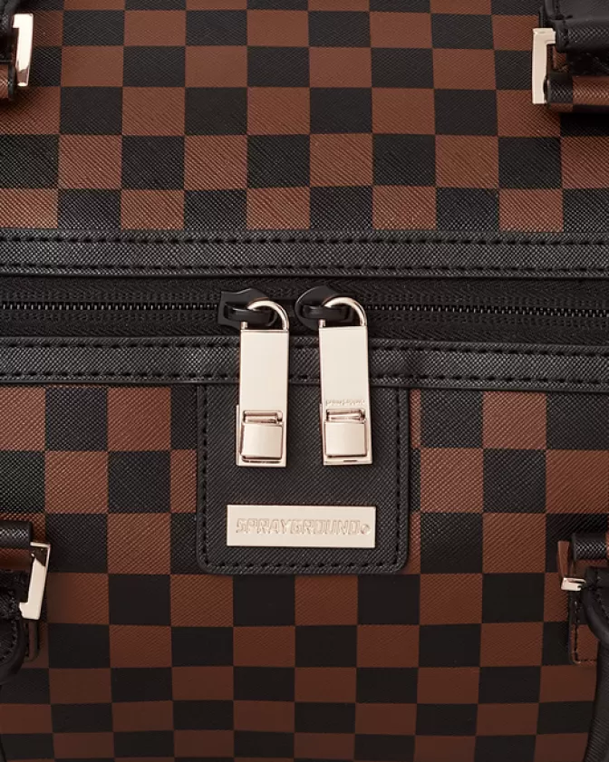 Sprayground Borsa da Viaggio con Stampa Squalo - Edizione Speciale Romeo Air Italia, Design Aerodinamico per Stile Urbano