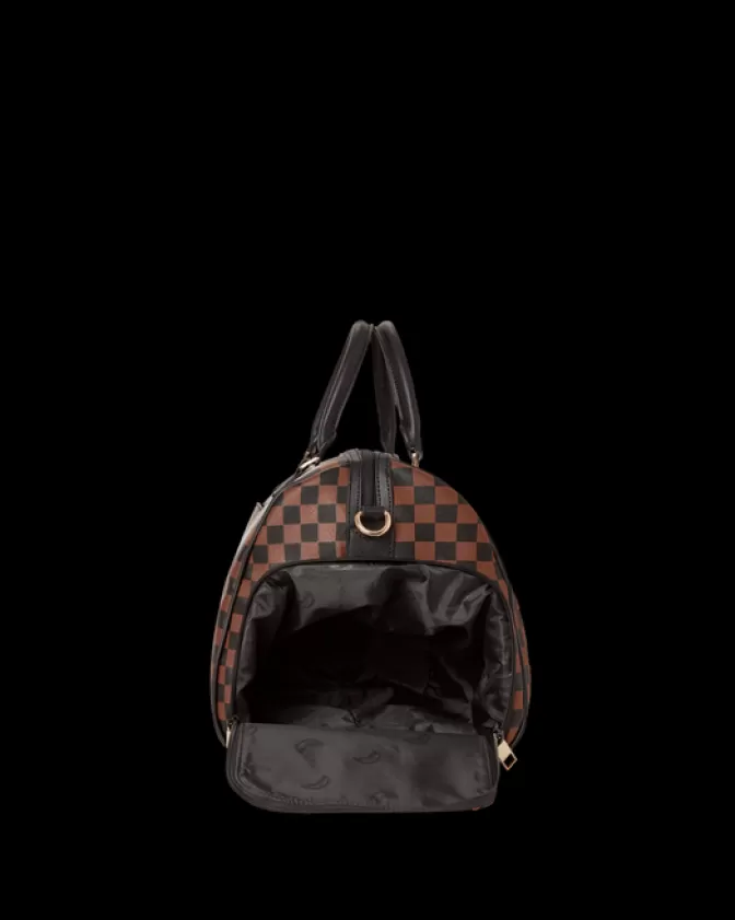 Sprayground Borsa da Viaggio con Stampa Squalo - Edizione Speciale Romeo Air Italia, Design Aerodinamico per Stile Urbano