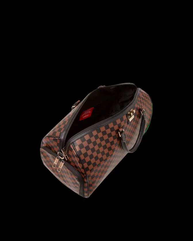 Sprayground Borsa da Viaggio con Stampa Squalo - Edizione Speciale Romeo Air Italia, Design Aerodinamico per Stile Urbano