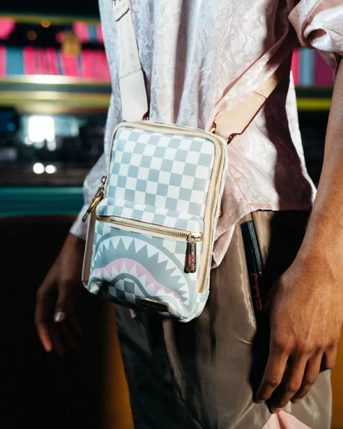 Borse a Tracolla Sprayground | Modello Palais con Stampe Botaniche e Design Crossbody Rosa Imperiale