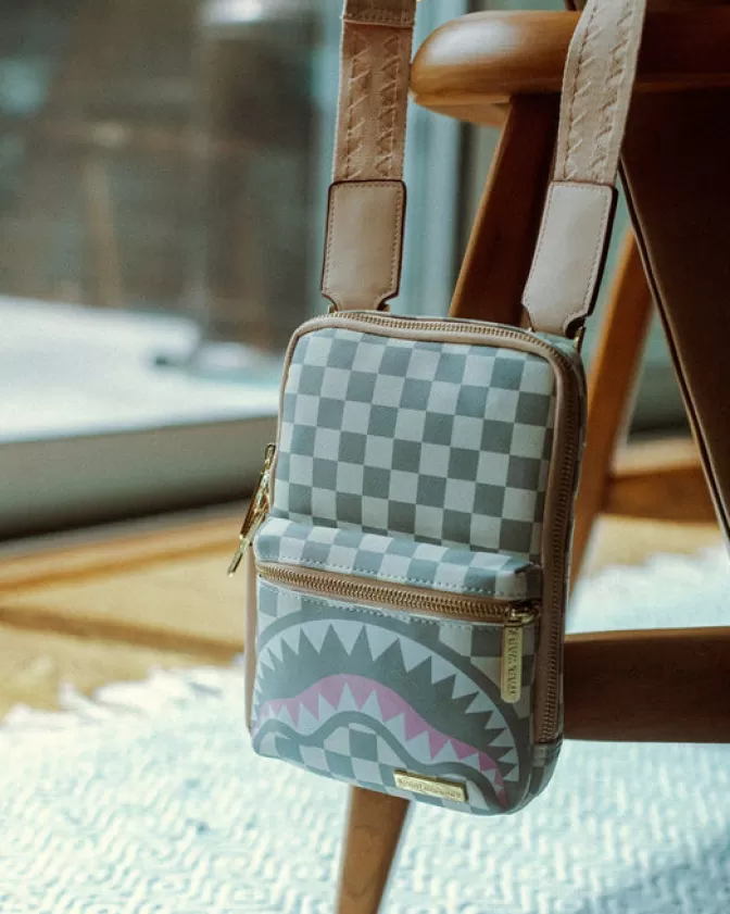 Borse a Tracolla Sprayground | Modello Palais con Stampe Botaniche e Design Crossbody Rosa Imperiale