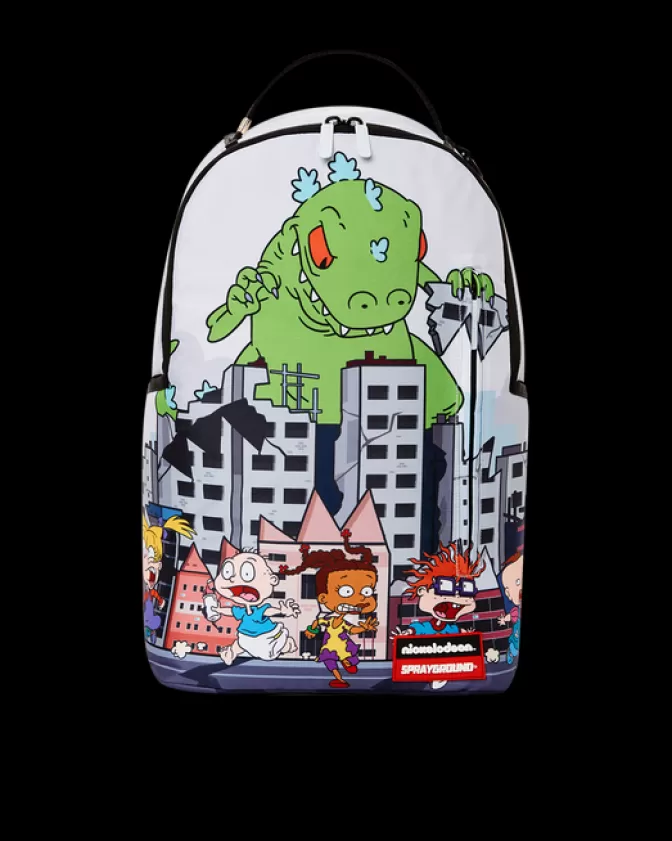 Zaini Sprayground Edizione Rugrats - Design Urbano Reptar con Effetto Graffiante

(，。