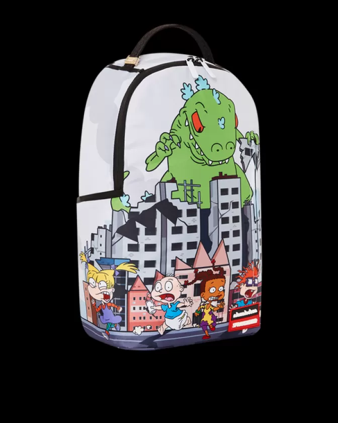 Zaini Sprayground Edizione Rugrats - Design Urbano Reptar con Effetto Graffiante

(，。