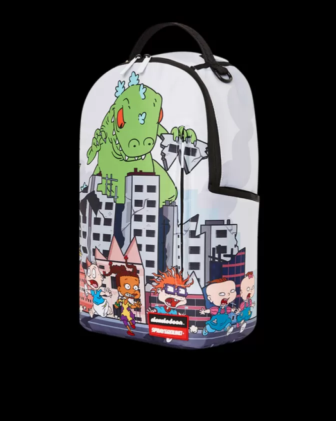 Zaini Sprayground Edizione Rugrats - Design Urbano Reptar con Effetto Graffiante

(，。