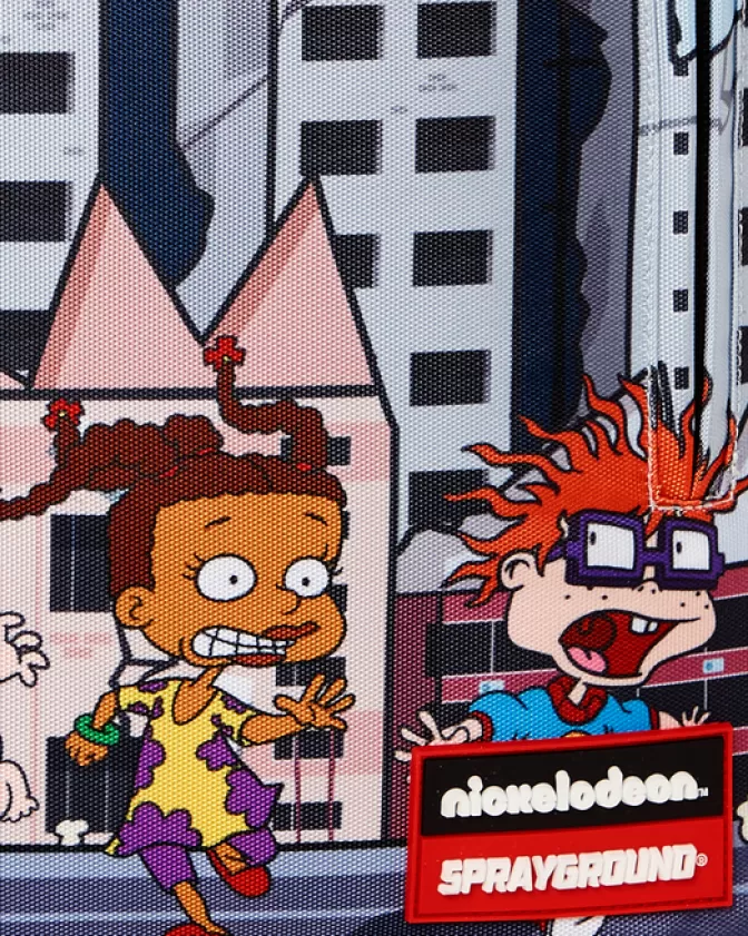 Zaini Sprayground Edizione Rugrats - Design Urbano Reptar con Effetto Graffiante

(，。