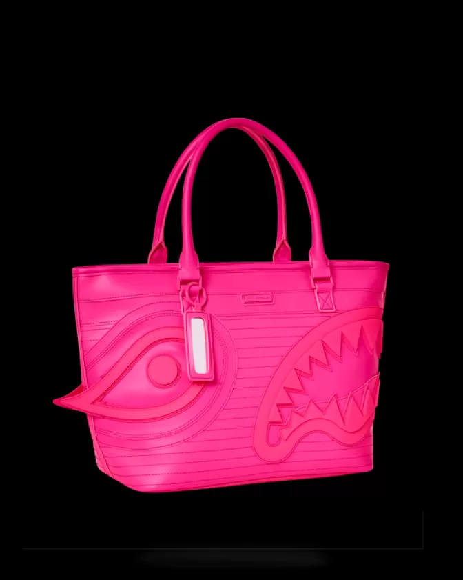 Sprayground Borsa Tote Sakura - Onda Dinamica con Stampa Fioritura Esclusiva