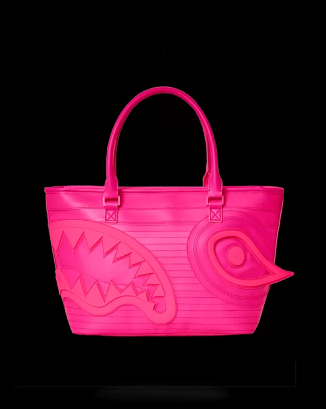 Sprayground Borsa Tote Sakura - Onda Dinamica con Stampa Fioritura Esclusiva