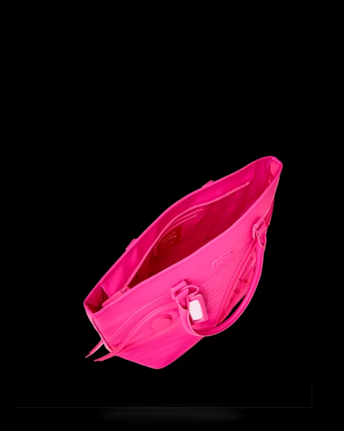 Sprayground Borsa Tote Sakura - Onda Dinamica con Stampa Fioritura Esclusiva