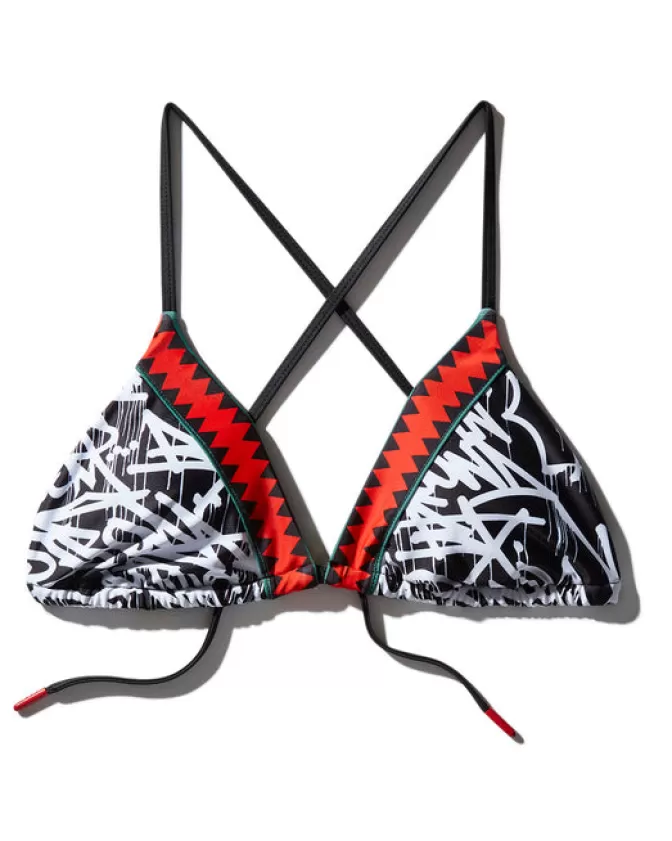 Costumi da Bagno con Graffiti Artistici - Bikini a Taglio Alto con Stampa Streetwear | Design Unico per Estate 2024 by Sprayground