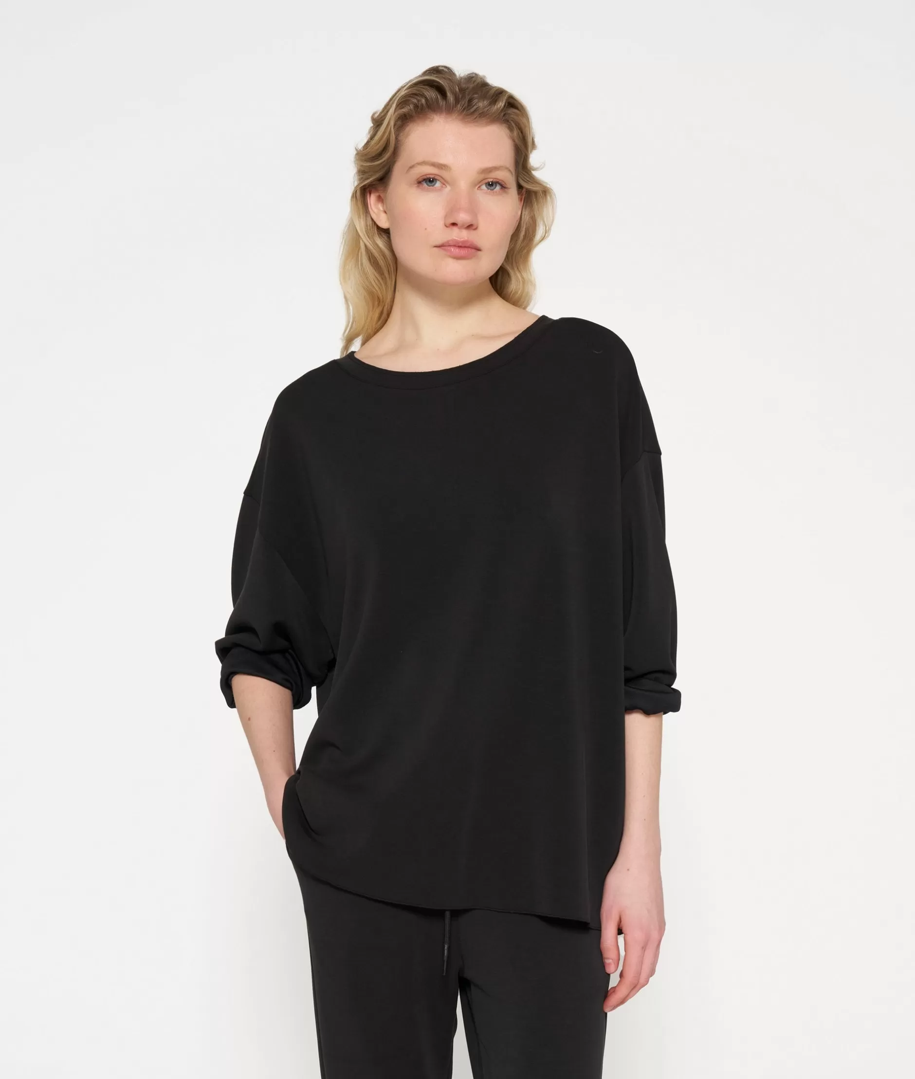 Maglia a Manica Lunga Morbida con Design Scuba - 10 Giorni di Comfort Autunno/Inverno