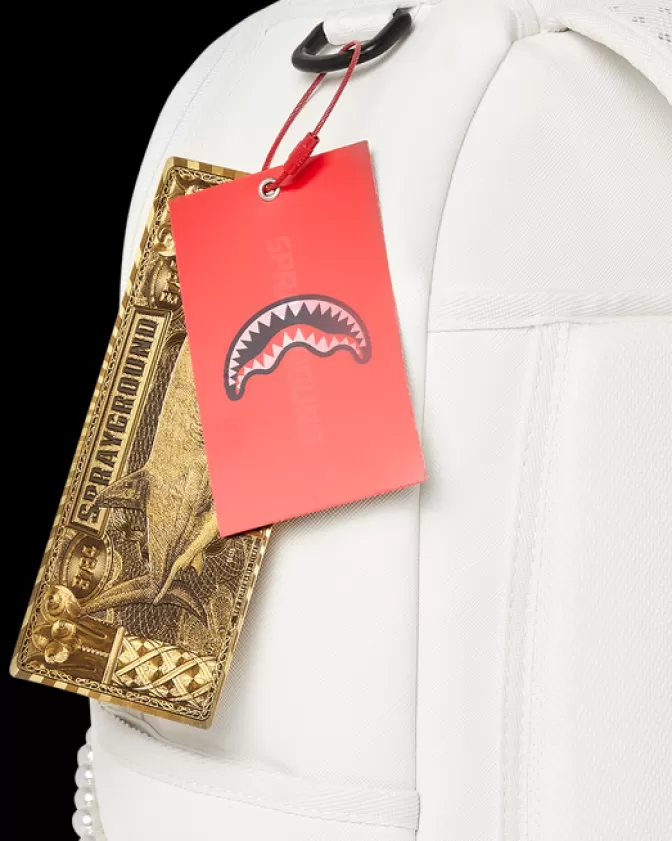Zaino Sprayground - Capolavoro Unisex con Motivo Perle Segrete e Stile Urbano Futuristico