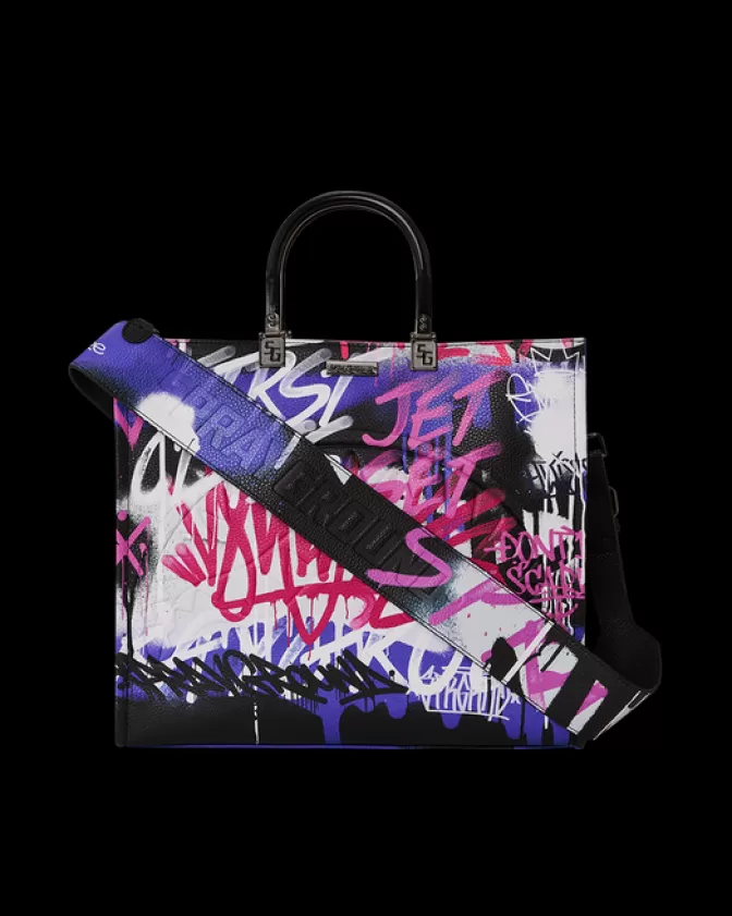 Borsa Sprayground Tartaruga Stile Marino · Tracolla Artistica con Stampa Squalo · Borse & Accessori Moda Estate 2024 · Edizione Limitata Atelier