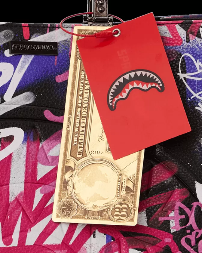 Borsa Sprayground Tartaruga Stile Marino · Tracolla Artistica con Stampa Squalo · Borse & Accessori Moda Estate 2024 · Edizione Limitata Atelier
