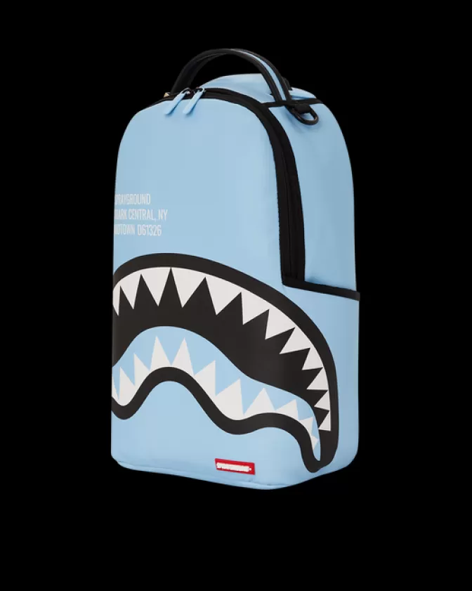 Zaino Sprayground Originale - Design Shark Central Blu Oceano, Modello DLXV per Stile Urbano