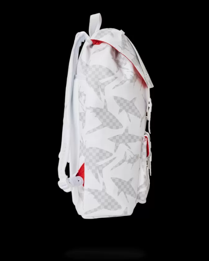 Zaino Sprayground Hills - Design Squalo Bianco Impermeabile per Stile Urbano e Viaggi Comodi