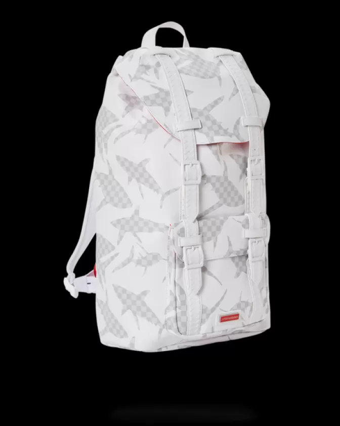 Zaino Sprayground Hills - Design Squalo Bianco Impermeabile per Stile Urbano e Viaggi Comodi