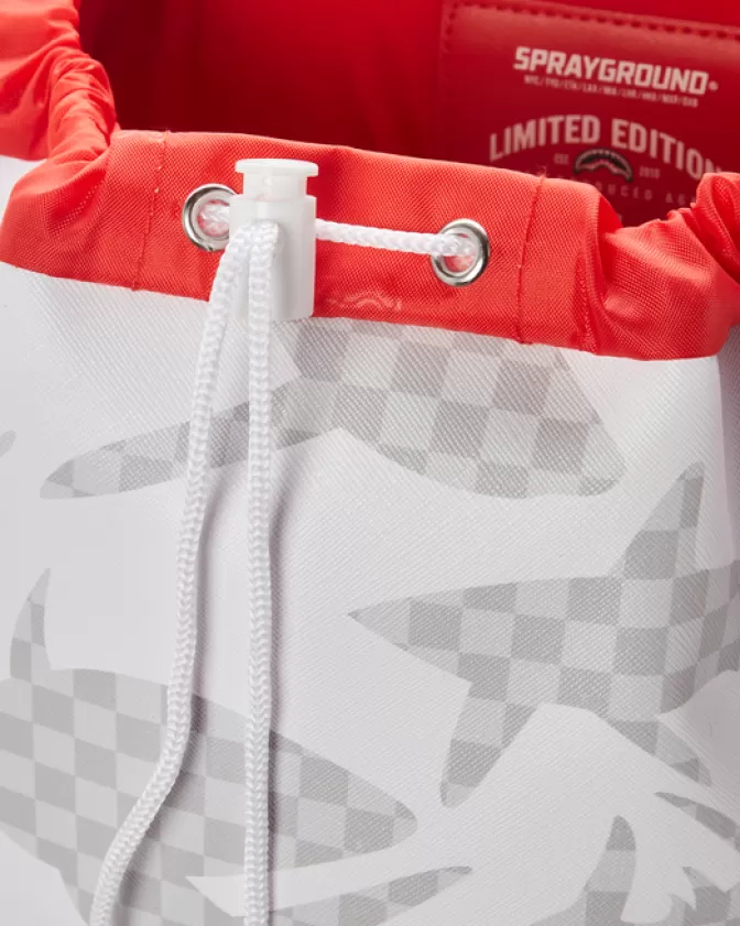 Zaino Sprayground Hills - Design Squalo Bianco Impermeabile per Stile Urbano e Viaggi Comodi
