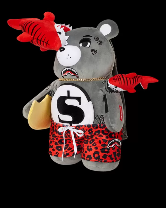 Zaini Sprayground con Orsetto - Design Shark Friends & MoneyBear per Ragazzi