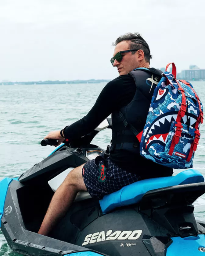 Zaino Sprayground Hills Shark Wave - Design Esclusivo per Stile Urbano