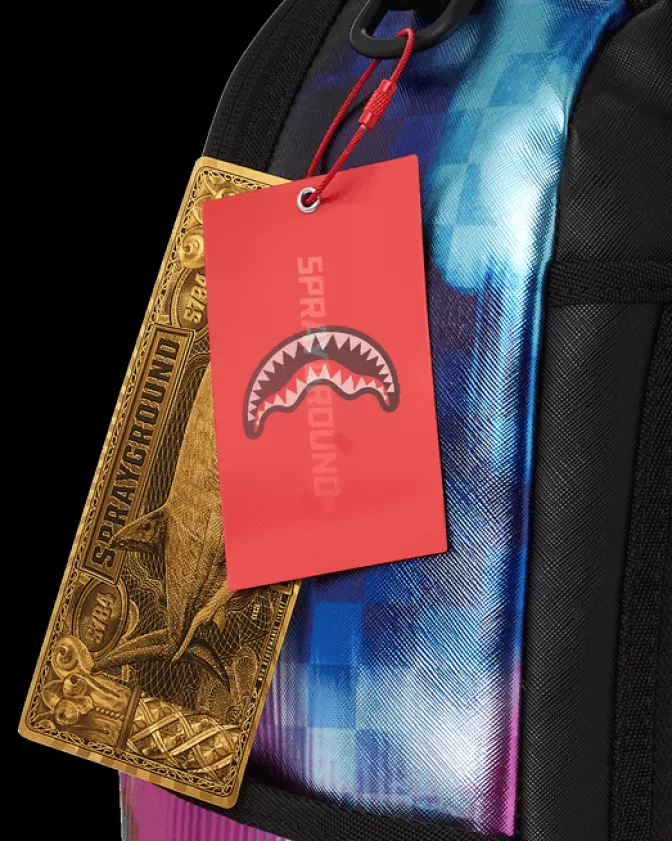 Zaino Sprayground Shark Club - Design Futurista e Organizzazione Ottimale per Dispositivi Elettronici