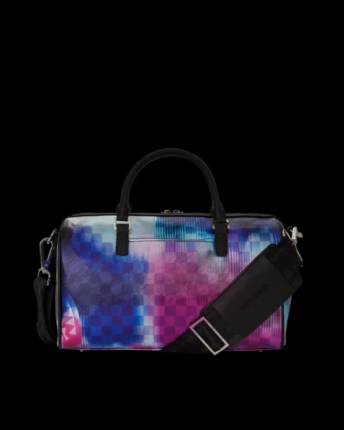 Borsa Sportiva Compatta Sprayground Shark Club - Design Futurista Electronica, Ideale per Viaggi e Palestra