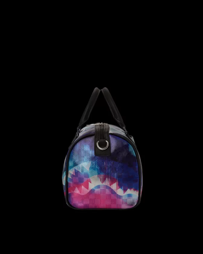 Borsa Sportiva Compatta Sprayground Shark Club - Design Futurista Electronica, Ideale per Viaggi e Palestra