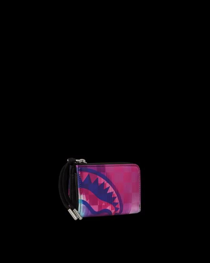 Portafogli Tech SharkClub - Linea Sprayground con design a squame e chip RFID integrato