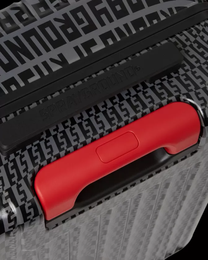 Valigia Rigida a Mano Sprayground Sharknomics - Design Stealth Pilot con Motivi Squalo Futuristici, Ideale per Viaggi Tecnici (Disponibile Online)