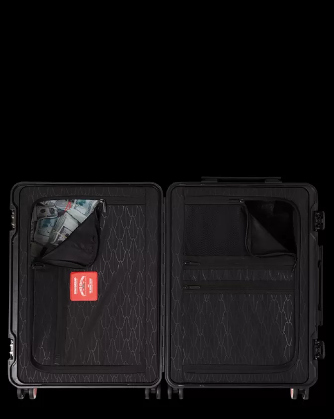 Valigia Rigida a Mano Sprayground Sharknomics - Design Stealth Pilot con Motivi Squalo Futuristici, Ideale per Viaggi Tecnici (Disponibile Online)