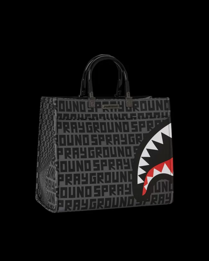 Borse Sprayground Impermeabili | Modello Tortuga con Design Avventura Stile Pilota e Squalofinitura Stealth - Shopping Bag Durevole per Viaggi Urbani