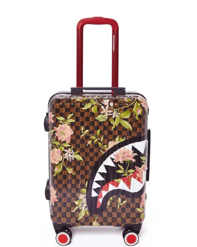 Valigia Cabina Sprayground Sharkanautica - Design Floreale Squalo 21,5