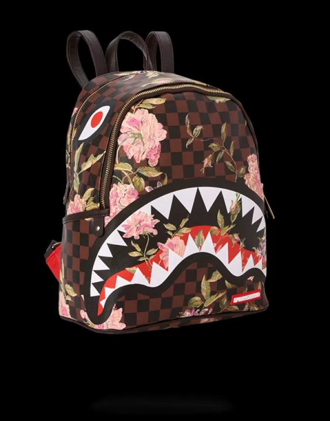 Sprayground Tribù Selvaggia • Zaino Sharkflower Modello Ridotto (Design Esclusivo e Compatto)