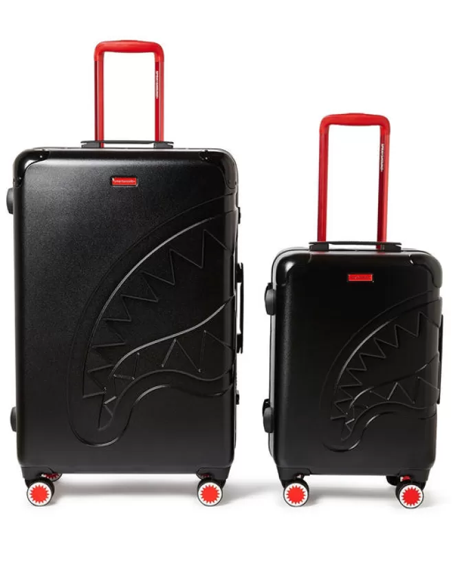 Set Valigie Sprayground Premium - Linea Sharkitecture con Design Modellato  
Capienza Extra Large | Kit Completo 2 Pezzi per Viaggi Prolungati
