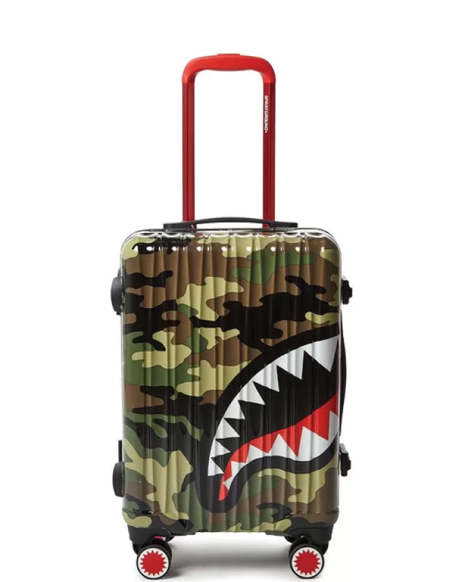 Valigia da Cabina Compatta Sprayground - Design Sharknautics in Mimetica Digitale, 55 cm (21.5 Pollici) per Viaggi Stilosi