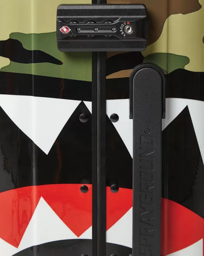 Valigia da Cabina Compatta Sprayground - Design Sharknautics in Mimetica Digitale, 55 cm (21.5 Pollici) per Viaggi Stilosi