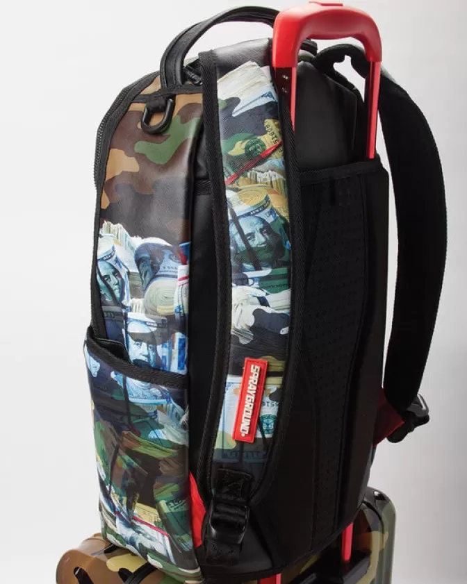 Valigia da Cabina Compatta Sprayground - Design Sharknautics in Mimetica Digitale, 55 cm (21.5 Pollici) per Viaggi Stilosi