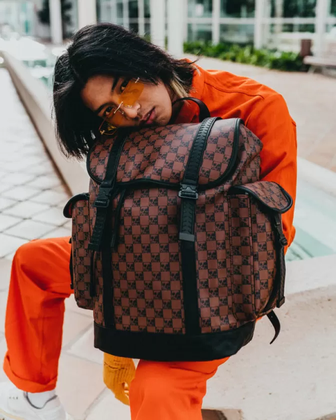 Zaino Urbano Monte Carlo con Motivi Squali e Teschi - Design Esclusivo | Edizione Limitata Di Sprayground